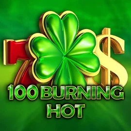 100 Burning Hot online game logo by Amusnet Interactive on roulettinoocasino.com