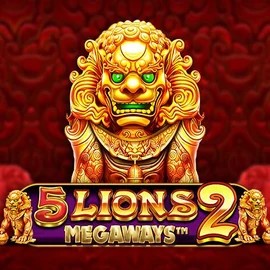 Slots logo of 5 Lions Megaways 2 from Pragmatic Play at Roulettino Casino