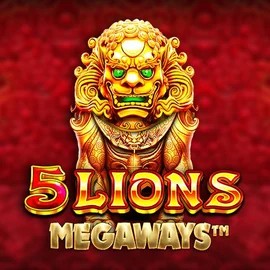 5 Lions Megaways logo by Pragmatic Play at Roulettino Casino