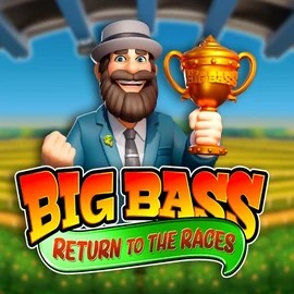 Big Bass Return to the Races logo – Slots by Pragmatic Play at Roulettino Casino