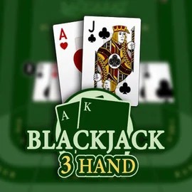 Blackjack 3H (Habanero) online game logo by Habanero on roulettinoocasino.com