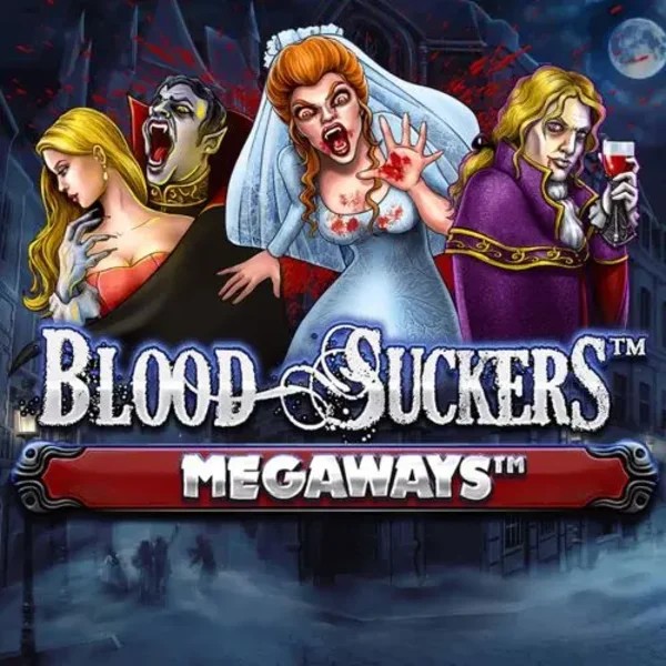 Blood Suckers Megaways slot logo by Red Tiger Gaming at Roulettino Casino