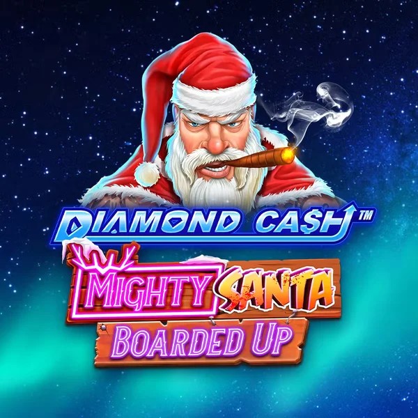 Diamond Cash Mighty Santa Boarded Up logo by Greentube at Roulettino Casino