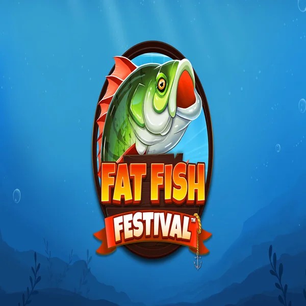 Slots logo of Fat Fish Festival from Wishbone Games at Roulettino Casino