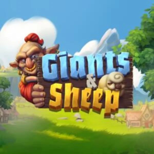 Giants and Sheep slot logo by Relax Gaming at Roulettino Casino