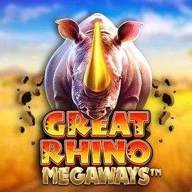 Great Rhino Megaways by Pragmatic Play, showcased at roulettinoocasino.com – game logo