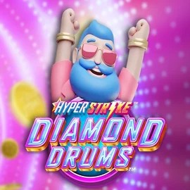 Hyper Strike Diamond Drums by Gameburger Studios, showcased at roulettinoocasino.com – game logo