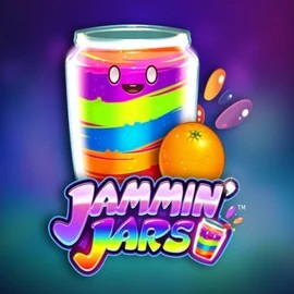 Jammin Jars online game logo by Push Gaming on roulettinoocasino.com