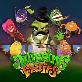Jumping Fruits slot visual from Wazdan available on roulettinoocasino.com