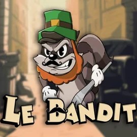 Le Bandit slot logo by Hacksaw Gaming at Roulettino Casino