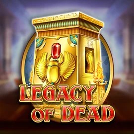 Slots logo of Legacy of Dead from Play'n GO at Roulettino Casino