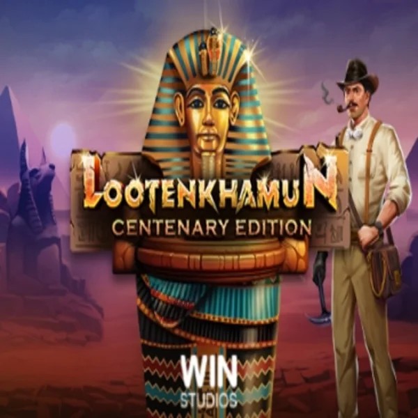 Loot'en Khamun the Dead Sea Scrolls online game logo by Win Studios on roulettinoocasino.com