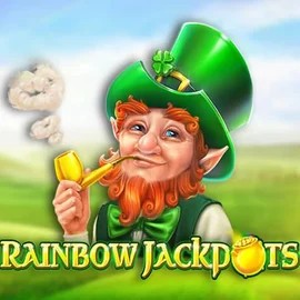 Official Jackpots logo: Rainbow Jackpots by Red Tiger Gaming at Roulettino Casino