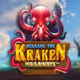 Release the Kraken Megaways slot logo by Pragmatic Play at Roulettino Casino
