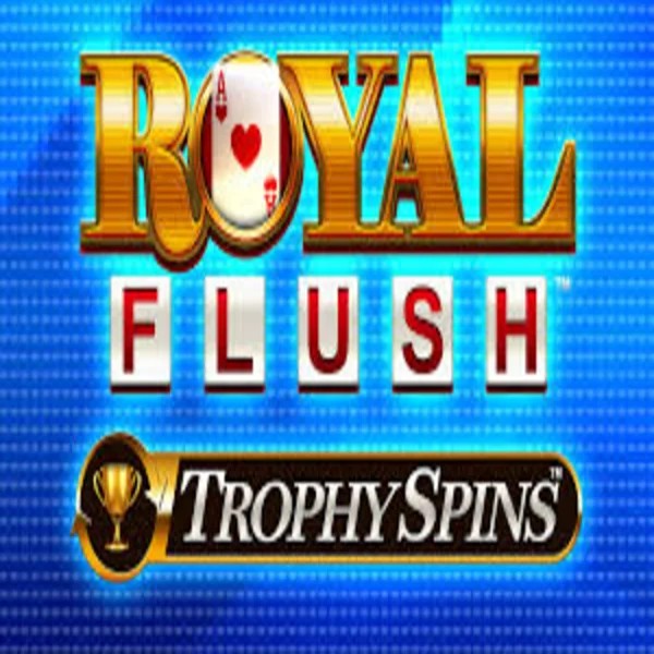 Royal Flush Trophy Spins slot visual from Greentube available on roulettinoocasino.com