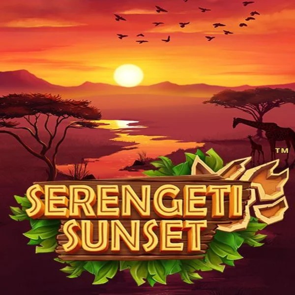 Serengeti Sunset slot visual from Skywind Group available on roulettinoocasino.com
