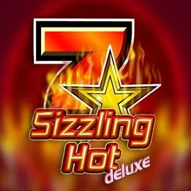 Sizzling Hot Deluxe slot visual from Novomatic available on roulettinoocasino.com