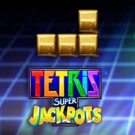 Tetris Super Jackpots online game logo by WMS on roulettinoocasino.com